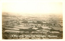 Aerial View frm Washingtons Monument nr Boonsboro,Maryland RPPC Postcard Antique picture