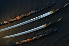 Japanese imitation sword daisho set gorgeous koshirae picture