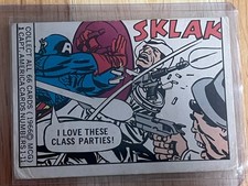 CAPTAIN AMERICA 1966 DONRUSS MARVEL SUPER HEROES #1 first card Rookie see pics  picture