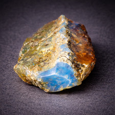 Exquisite Natural Dominican Crystal Clear Sky Blue Amber Rough Specimen 40mm 8g picture