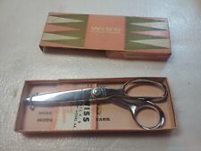 WISS Pinking Shears Model C w/ Box CC7 Chrome Plate VINTAGE picture
