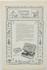 1929 Print Ad Full Page - Whitman's Sampler Chocolate Vintage Americana Decor picture