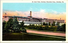 Postcard Pennsylvania PA Hershey Chocolate Corp East View picture