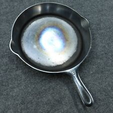 Vintage GRISWOLD Cast Iron SKILLET Frying Pan # 9 LARGE BLOCK LOGO Chrome 710 A picture
