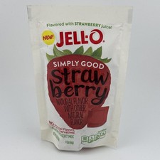 Jell-o Simply Good Strawberry Rare Discontinued Old Stock New Sealed HTF picture