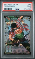 2013 ONE PIECE ONEPY TREASURE WORLD VOL.4 #55 RORONOA ZORO PSA 9 picture