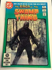 Vintage 1982 DC Saga of the Swamp Thing Comic #2   Unread picture