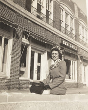 1945 Sea Grill Restaurant Ashbury Park New Jersey Woman Original Photo P20zb4 picture