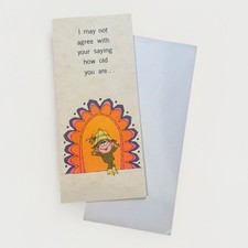 Vintage Ephemera Birthday Greeting Card Hallmark Contemporary Card Envelope picture