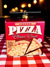 Robert Stanley Pizza Box Glass Ornament Hobby Lobby Foodie HL 9195174 2018 picture