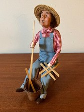 Byers Choice HTF 2006 Kutztown Basket Weaver - signed by J Byers picture