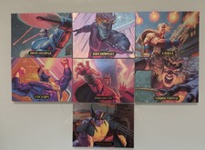 1994 Marvel Masterpieces Powerblast  Card Lot Of 7 Wolverine Rogue Cyclops picture