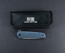 WE Knife Speedster Frame Lock 21021B-3 Knife CPM 20CV Blue Titanium picture