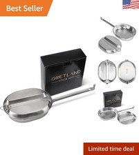 Lightweight 5-Piece Stainless Steel Mess Kit - Ideal for Camping, Hiking, BBQ picture