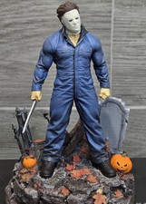 ​Custom Hand Painted Michael Myers Figure Statue Halloween Graveyard Display 8” picture