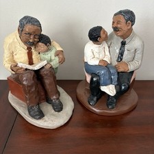 The Alex Haley Remembers Limited Numbered Sculptures - Pair Of 2- No Chips picture