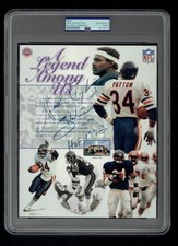Walter Payton signed autograph 8x10 A Legend Among Us Photo PSA Slabbed *FADED* picture