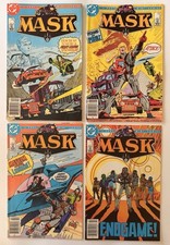 MASK #1 2 3 4 Complete Set DC Comics 1985 Newsstand M.A.S.K. VF Mini-Series picture
