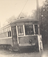 Branford Line Streetcar Electric Railway End of Line Interurban Trolley Photo picture
