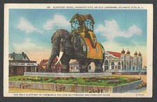 1934 PPC* ATLANTIC CITY NJ ELEPHANT HOTEL POSTED picture