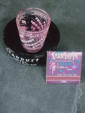 *STARDUST* Vintage Las Vegas Stardust Casino Barware Lot Ashtray Shot Glass Matc picture