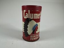 Vintage Calumet Double-Acting Baking Powder ½ lb. Red Tin picture
