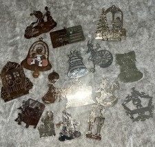 VTG 1970s Lillikins Lillian Vernon, G.Duchin, Ornament Lot 16 USA/ Gold Plated picture