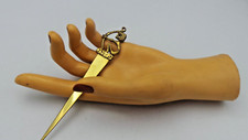 AHARON BEZALEL Brutalist BRONZE Mid Century Zodiac Sagittarius Letter opener picture