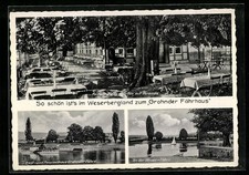 Grohnde/Weser, Guest House Grohnder Ferry House, Weser Ferry, Postcard  picture