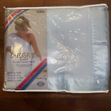 Vintage Beacon American Touch Integrity King Size Blanket Blue Virgin Acrylic picture