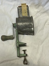 Lorraine Cast Iron Kitchen Grinder Made In NY New York USA MFG W/ Original Block picture