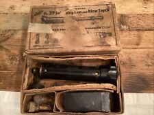 VINTAGE Justrite No. 39 Soldering Iron Blow Torch In Original Box picture