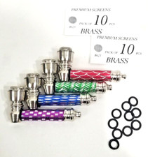 Set of 4 metal Pipes + 20 screens & 10 Oring picture