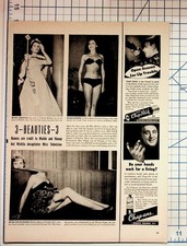 1951 Miss America Europe Television Queens ChapStick Chap-ans Vintage Magazine picture
