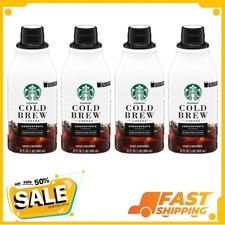 (4 pack) Starbucks Signature Black, Cold Brew Coffee Concentrate, 32 fl oz picture