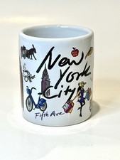 Torkia Gifts NYC New York City Travel Colorful Souvenir Mini Coffee Mug picture