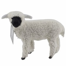 Wooly Easter White Black Standing Sheep Lamb Figure Christmas Easter 4.5