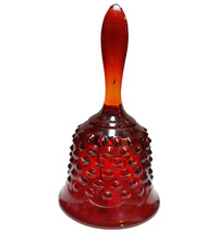 Fenton Ruby Red Hobnail Bell Unsigned picture