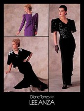 1988 Diane Torres Lee Anza Wedding Dress Vintage PRINT AD Clothing Fashion Model picture
