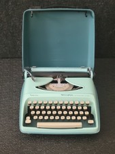 Vintage Remington Streamliner Sperry Rand Portable Manual Typewriter w/Case READ picture