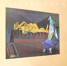 PABLO PICASSO LITHOGRAPH NUDE WITH MUSICIAN 40S MODERN ART MID CENTURY PAINTING picture