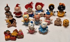 Brushart Marbles Painted Figurines Raggedy Ann Andy Santa Collectibles  picture