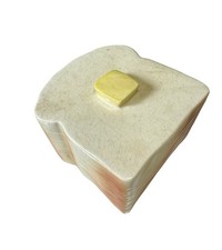 Toast Keeper Warmer 1950’s Japan  Vintage Yellow Green Kitchen TOP ONLY picture