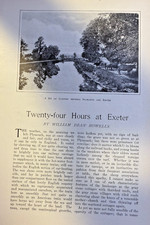1905 Exeter England Castle of Rougemont Exeter Cathedral High Street picture