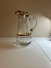 Vintage MCM Glass Pitcher picture