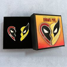 Deadpool and Wolverine Best Friends Enamel Pin Set – Not necklace – Premium Pins picture