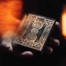BITCOIN PLAYING CARDS - BLACK `1 x DESIGNER PLAYING CARD DECK - MAGIC CARDISTRY picture