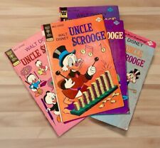 Walt Disney’s Uncle Scrooge Lot Of 5 (4)Gold Key Comics #116 & 118-120 & W-143 picture