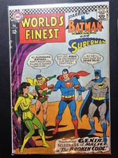 DC Comics World's Finest Comics #164 (1966) Batman Superman The Broken Code picture