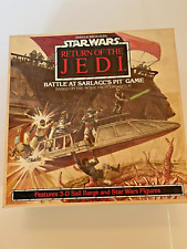 VTG 1983 Parker Brothers STAR WARS ROTJ BATTLE AT SARLAAC'S PIT Board Game picture